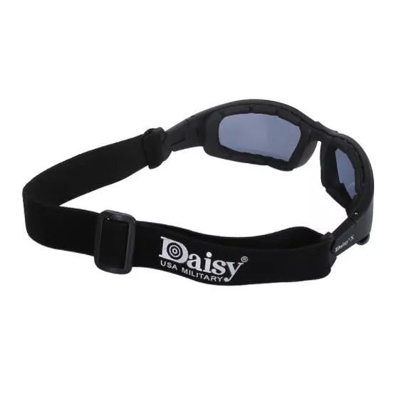 Daisy X7 Tactical Glasses - Polarized Safety Sunglasses for Shooting, Cycling & Outdoor Sports - UV400 Protection, Anti-Fog & Impact Resistant - Perfect for Hunting, Running & Tactical Use