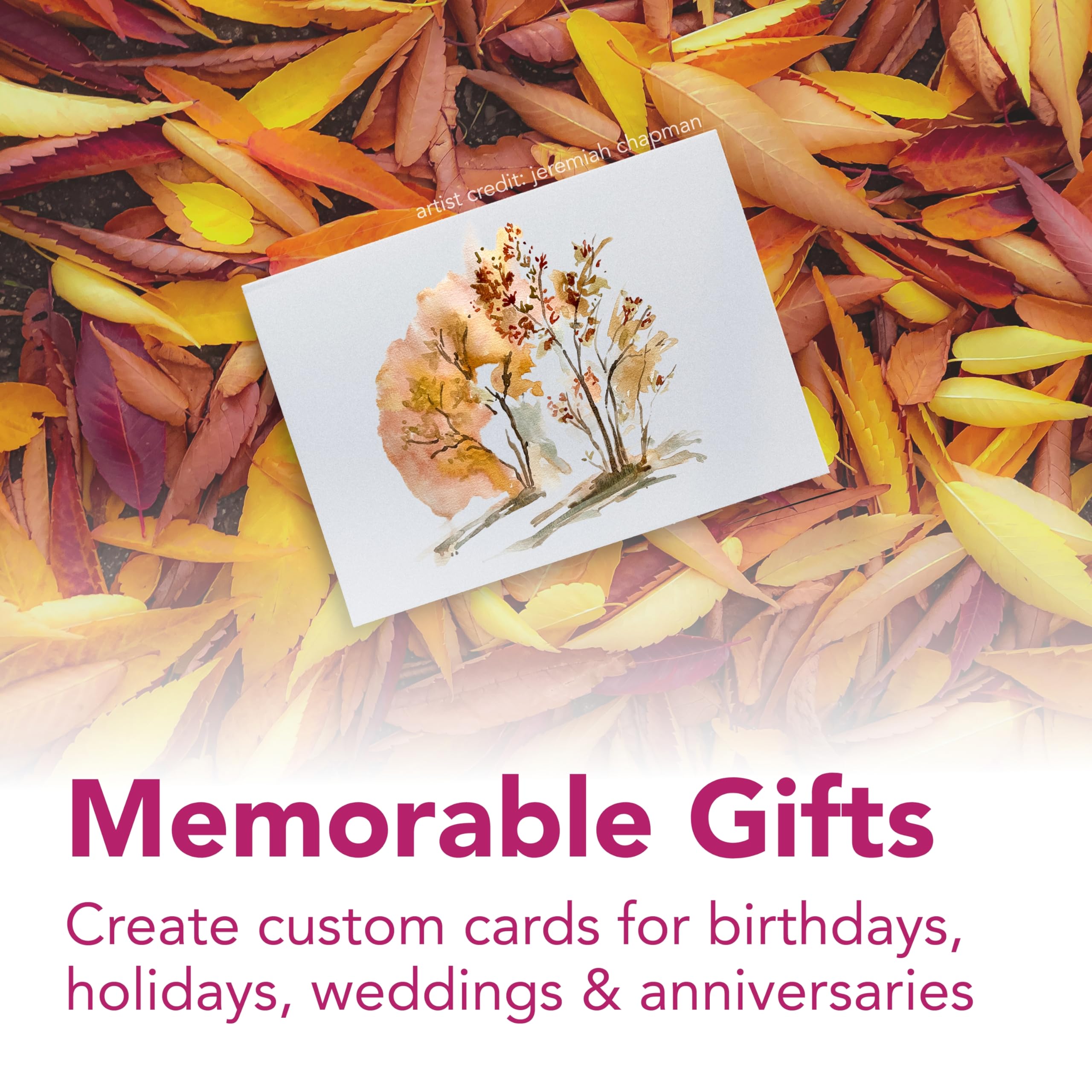 Strathmore 300 Series Bristol Smooth Greeting Cards - 5x6.875 Inches Premium Quality (6 Cards & Envelopes) for Wedding Invitations, Birthday Wishes, Holiday Greetings & Special Events - Perfect for Hand Lettering & Calligraphy
