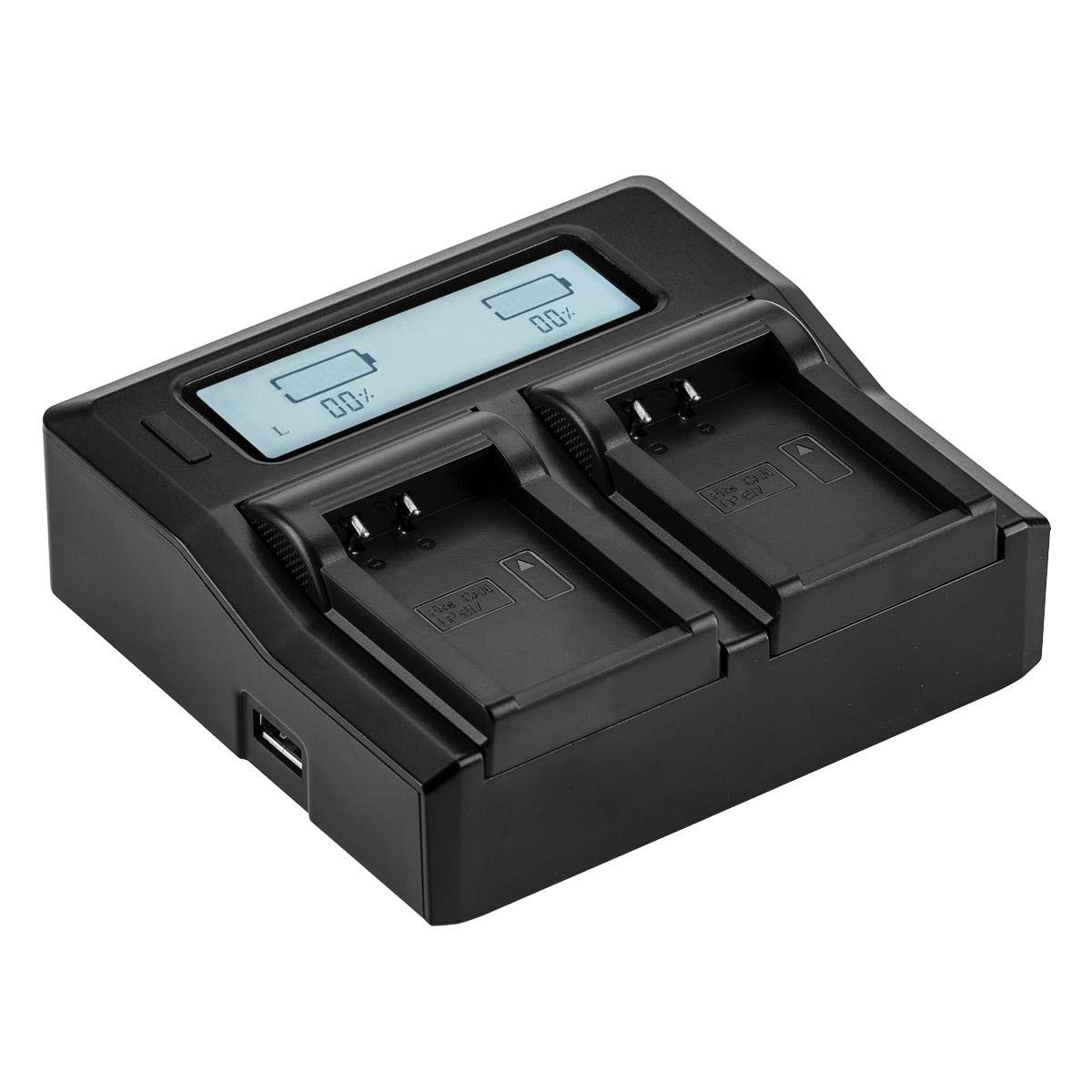 Dual Smart LCD Battery Charger for Canon LP-E17 & LP-E17N - Fast Charging with LCD Display - Perfect for Travel, Photography & Professional Use