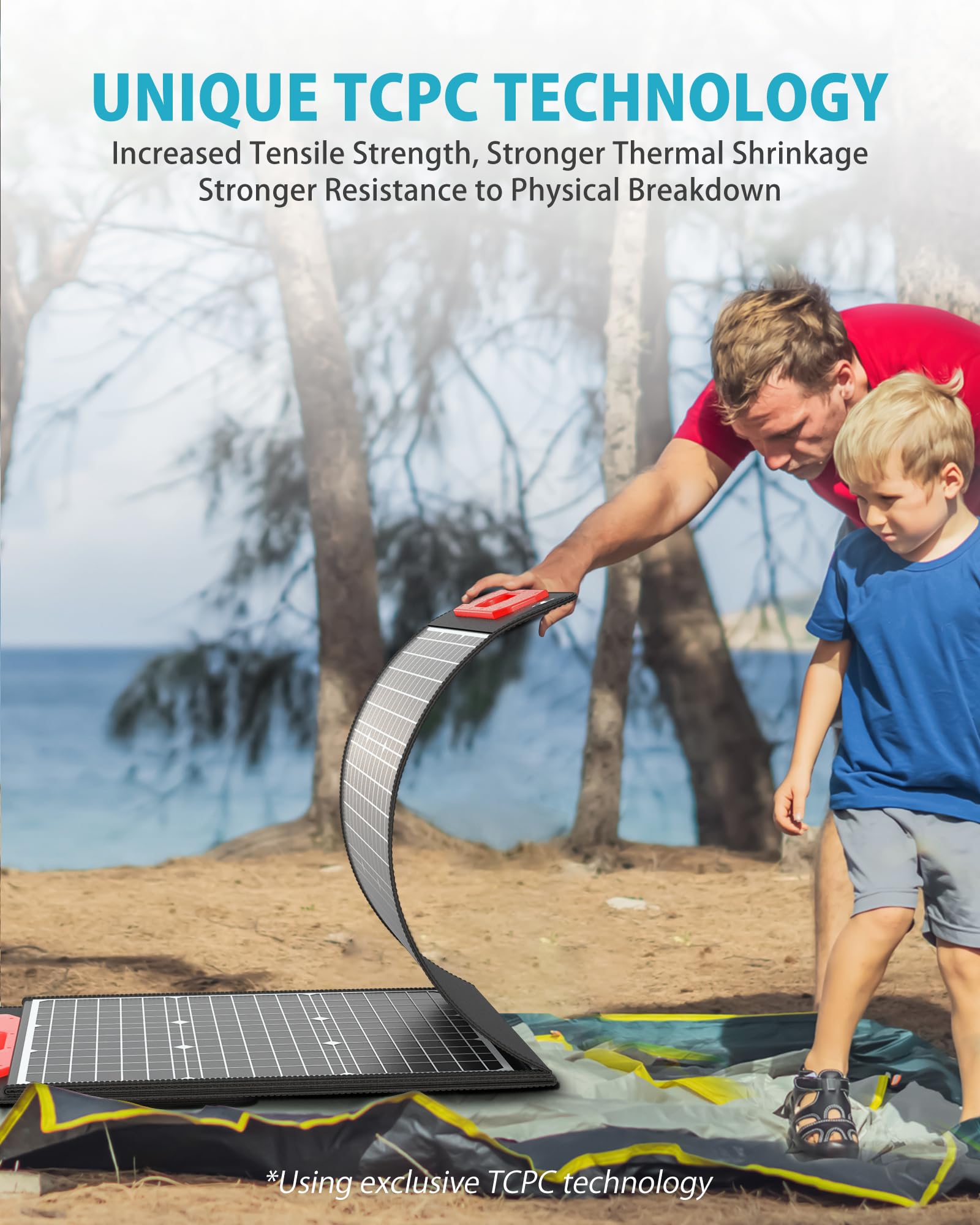 ELECAENTA 200W Portable Solar Panel for Power Station - 25% High Efficiency Monocrystalline Solar Charger (2024 4th Gen) - Ultra Lightweight 12lbs - Perfect for RV Camping, Off Grid Living & Outdoor Adventures