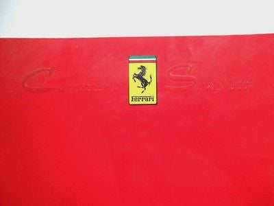 Vintage Ferrari Car Brochure Book - Rare 1990s Collectible for Enthusiasts & Memorabilia Display