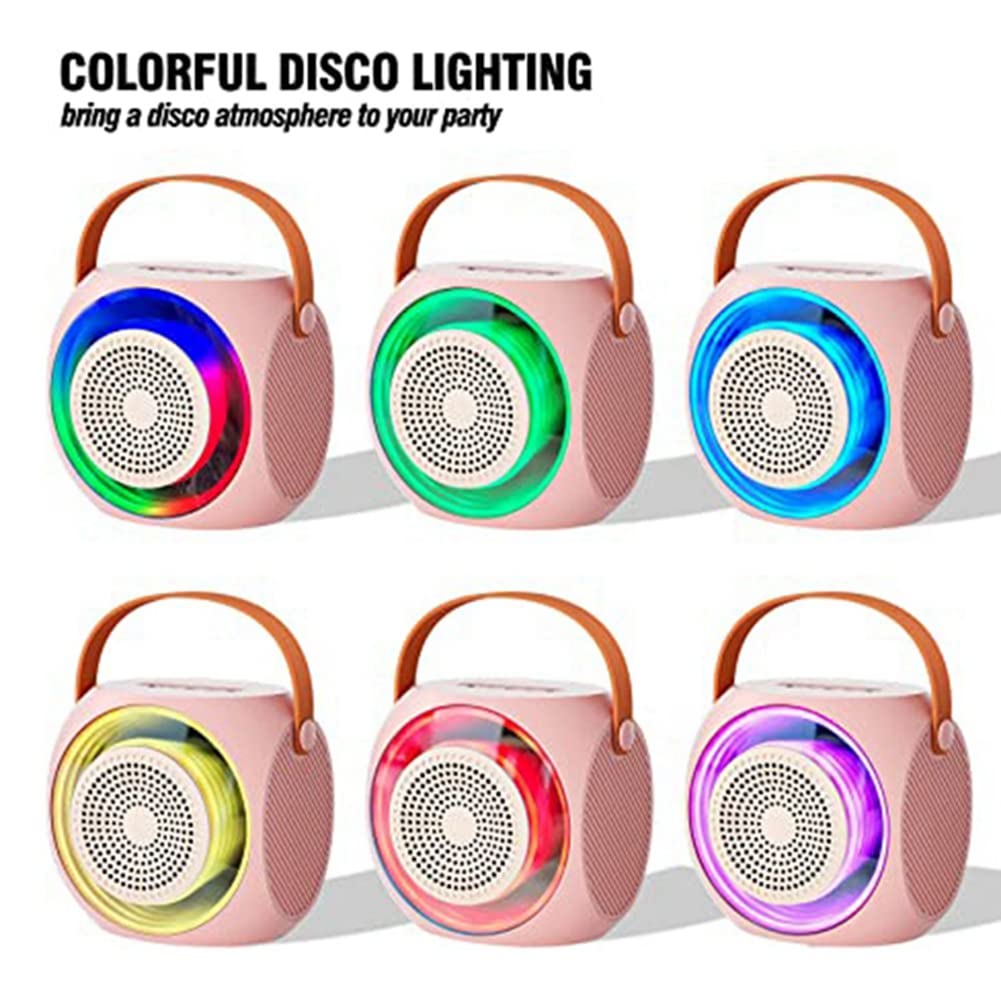 TYREE Portable Bluetooth Karaoke Speaker with 2 Wireless Microphones - High-Quality Sound for Home Parties, Outdoor Gatherings & Birthday Gifts - Perfect for Singing, Dancing & Entertainment
