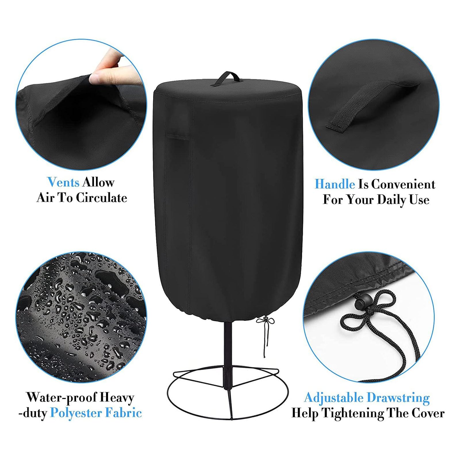 Best Disc Golf Accessories - Portable Disc Golf Basket, Disc Golf Rack & Frisbee Golf Baskets | Golf Bag Cover & Disc Golf Net | Perfect for Backyard, Park & Tournament Practice