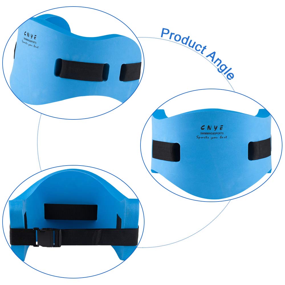 CNYE Aqua Fitness Belt & Barbells with EVA Foam Pull Buoy - Water Exercise Equipment Set for Swimming Training & Pool Workouts | Perfect for Water Aerobics, Swim Training & Aquatic Therapy