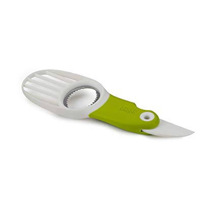 3 in 1 Avocado Slicer, Peeler and Pit Remover - Stainless Steel Kitchen Gadget for Guacamole, Salads & Healthy Snacks