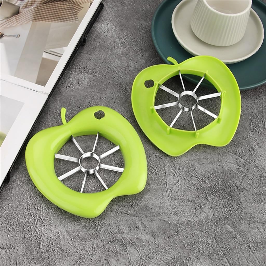 Stainless Steel Pear Peeler with 8 Wedges - Multi-Fruit Slicer & Corer for Apples, Pears, Potatoes - Perfect for Fruit Salads, Baking & Meal Prep