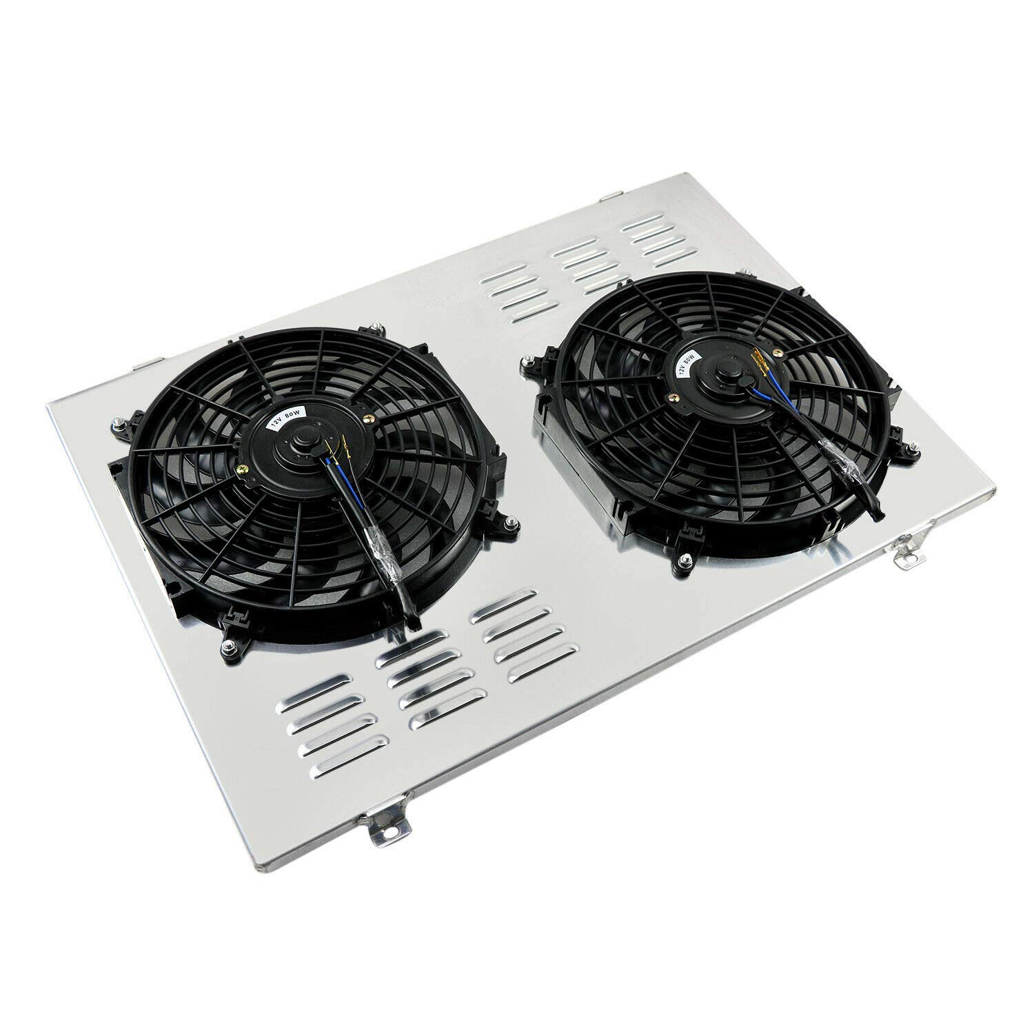 ALLOYWORKS Electric Cooling Fan Shroud Kit - Compatible with 1982-1992 Chevrolet Camaro V6/V8 & Pontiac Firebird 3.1L/5.0L V6/V8 Engines - High Performance Cooling System Upgrade for Hot Weather & Racing Scenarios