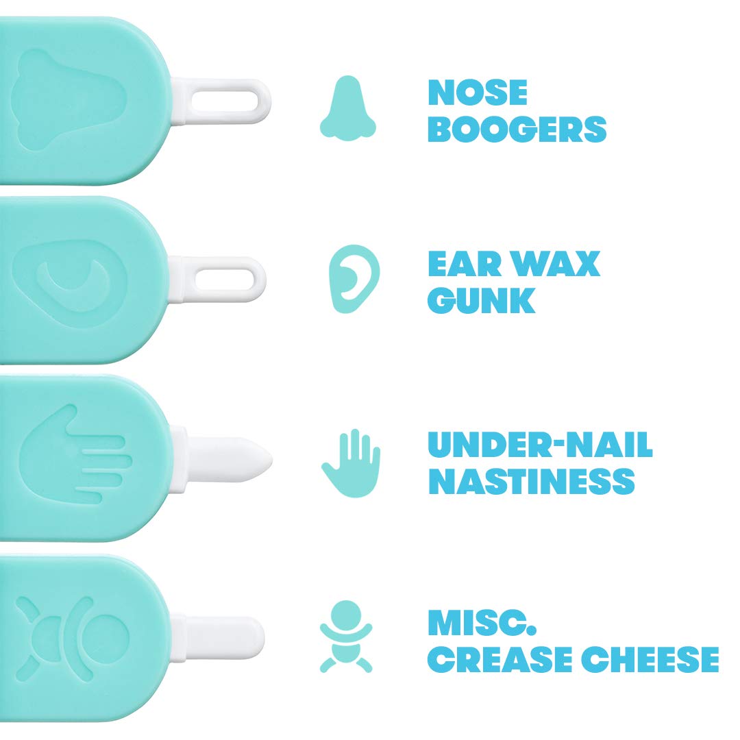 3 in 1 Nose, Nail, and Ear Cleaner Tool - Multi-Purpose Hygiene Kit for Personal Grooming & Travel Essentials - Perfect for Home, Office, and Travel Use