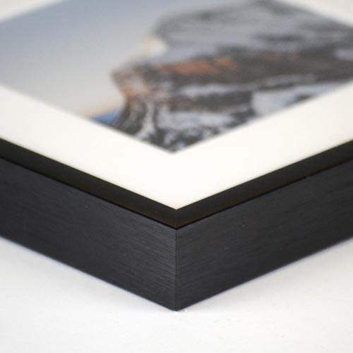Frame It Easy 11 x 35 Gloss Black Metal Picture Frame - Premium Ashford Collection for Wall Art, Photos & Certificates | Perfect for Home, Office & Gallery Displays