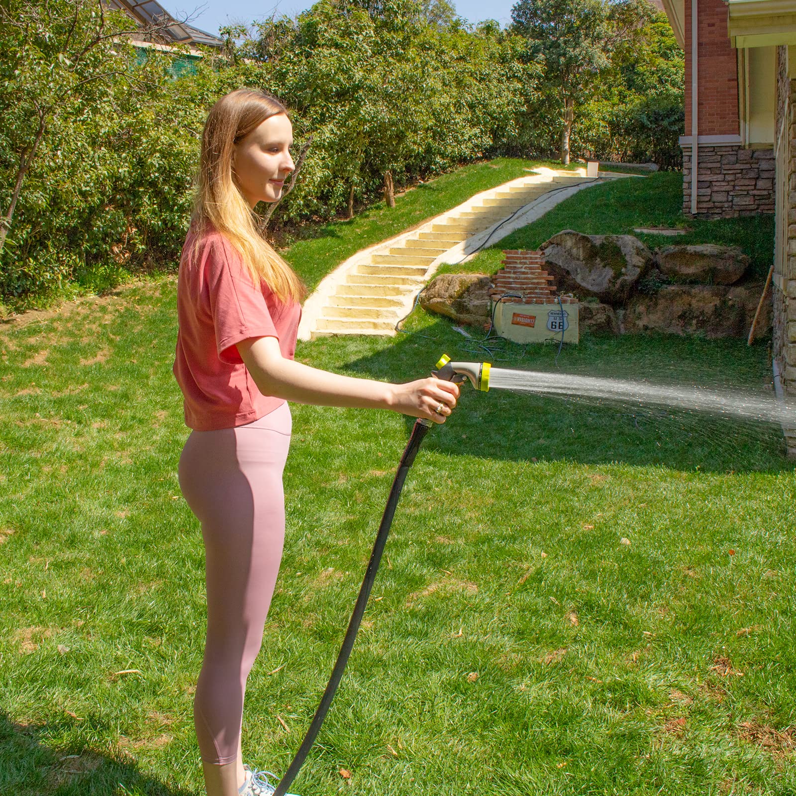 Fevone 3 ft Garden Hose - Kink Resistant, 600 PSI for Outdoor Watering