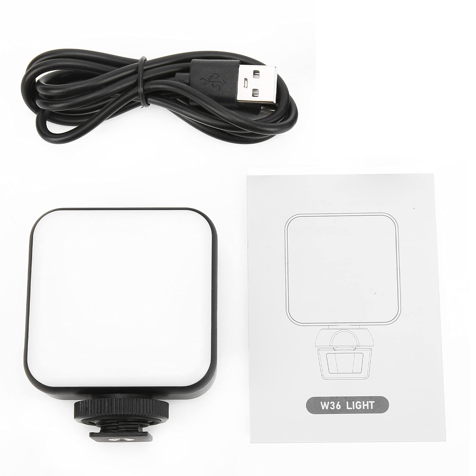 Portable 36 LED Selfie Ring Light with 4W Rechargeable Battery - Perfect for Live Streaming, Video Calls, Makeup Tutorials & Photography