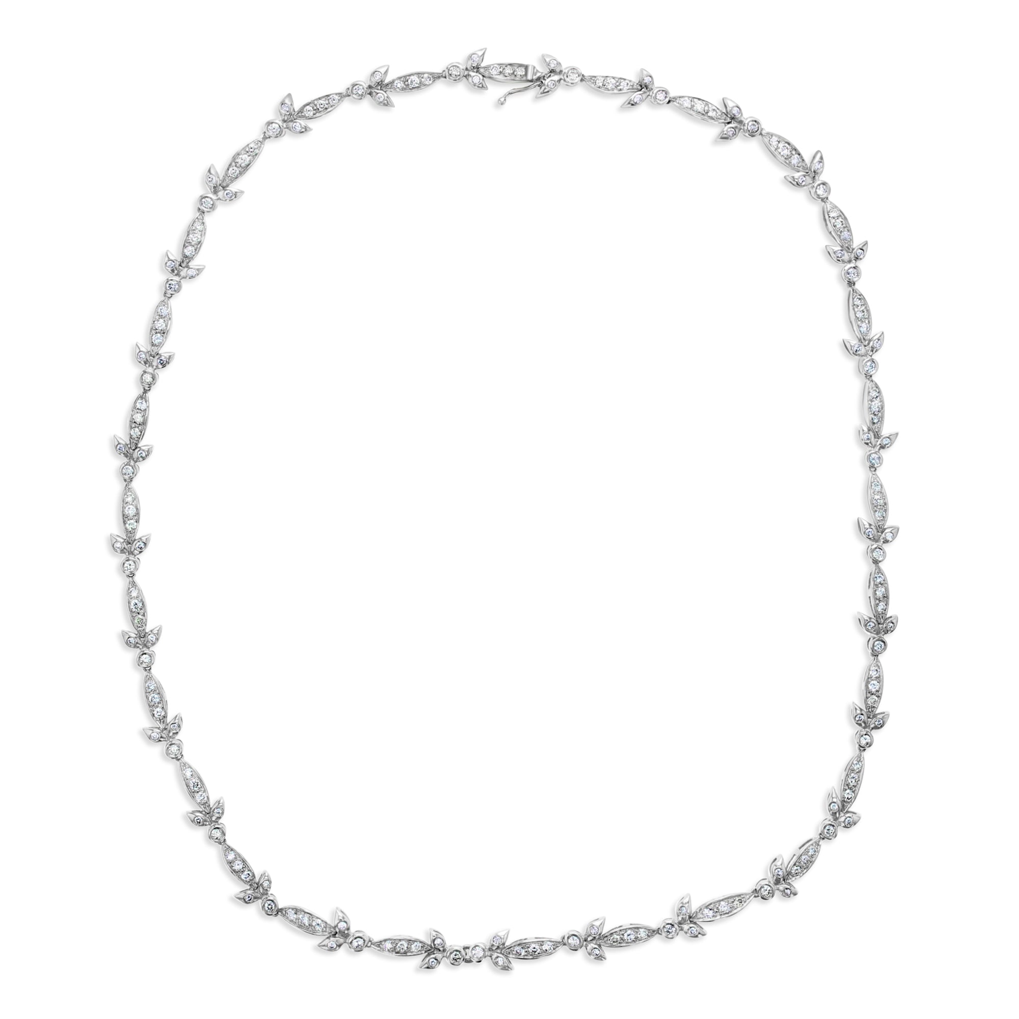 Infinity Diamond Leaf Necklace for Women - 14K Gold Plated Elegant Jewelry Gift for Anniversary, Birthday & Valentine's Day - Perfect for Weddings, Parties & Special Occasions