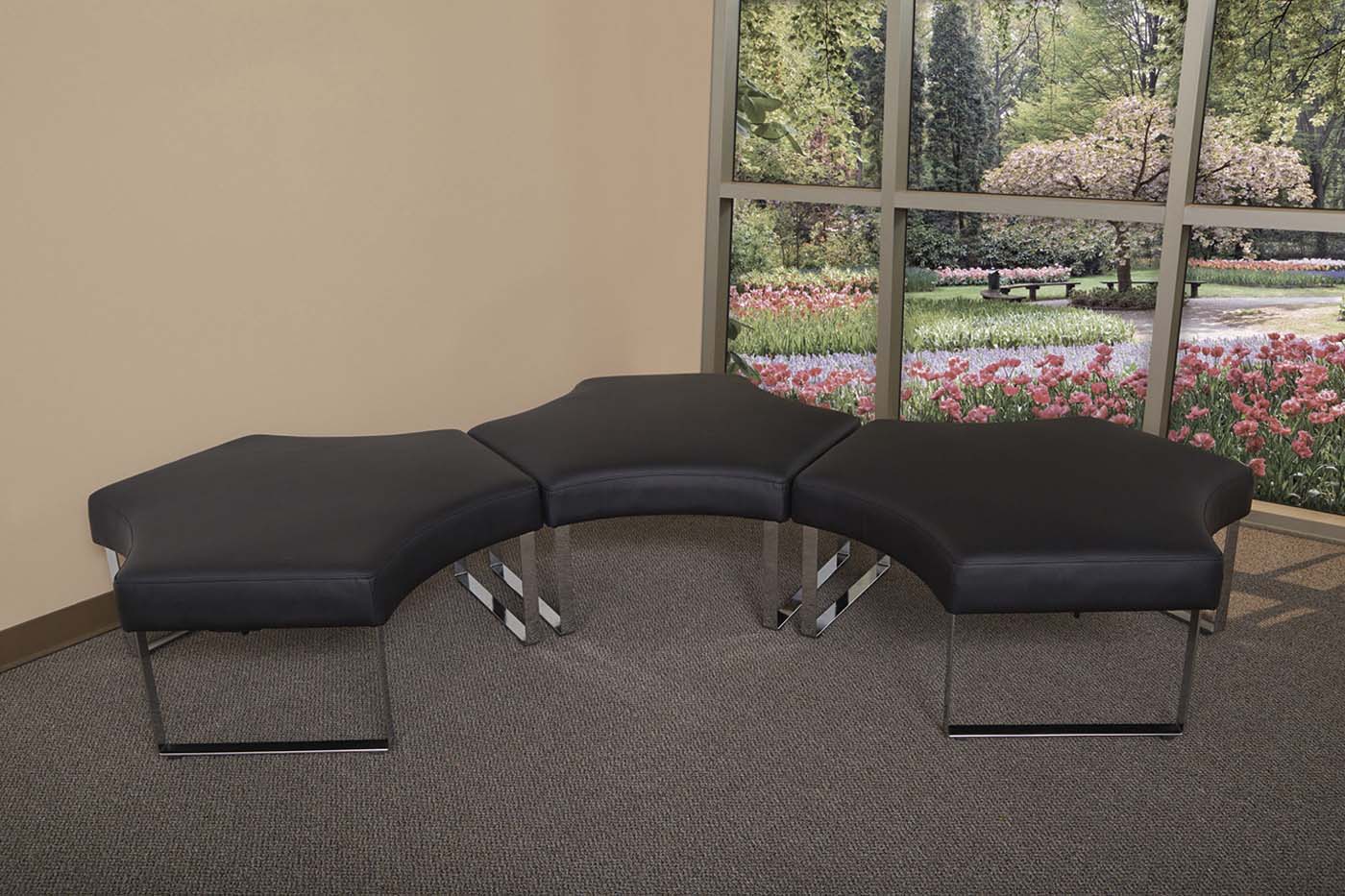 Office Star OSP Furniture® Meetup Lounge Module Fabric Sofa - Modern Office Seating Solution [MUP51] - Perfect for Conference Rooms, Waiting Areas & Collaborative Workspaces