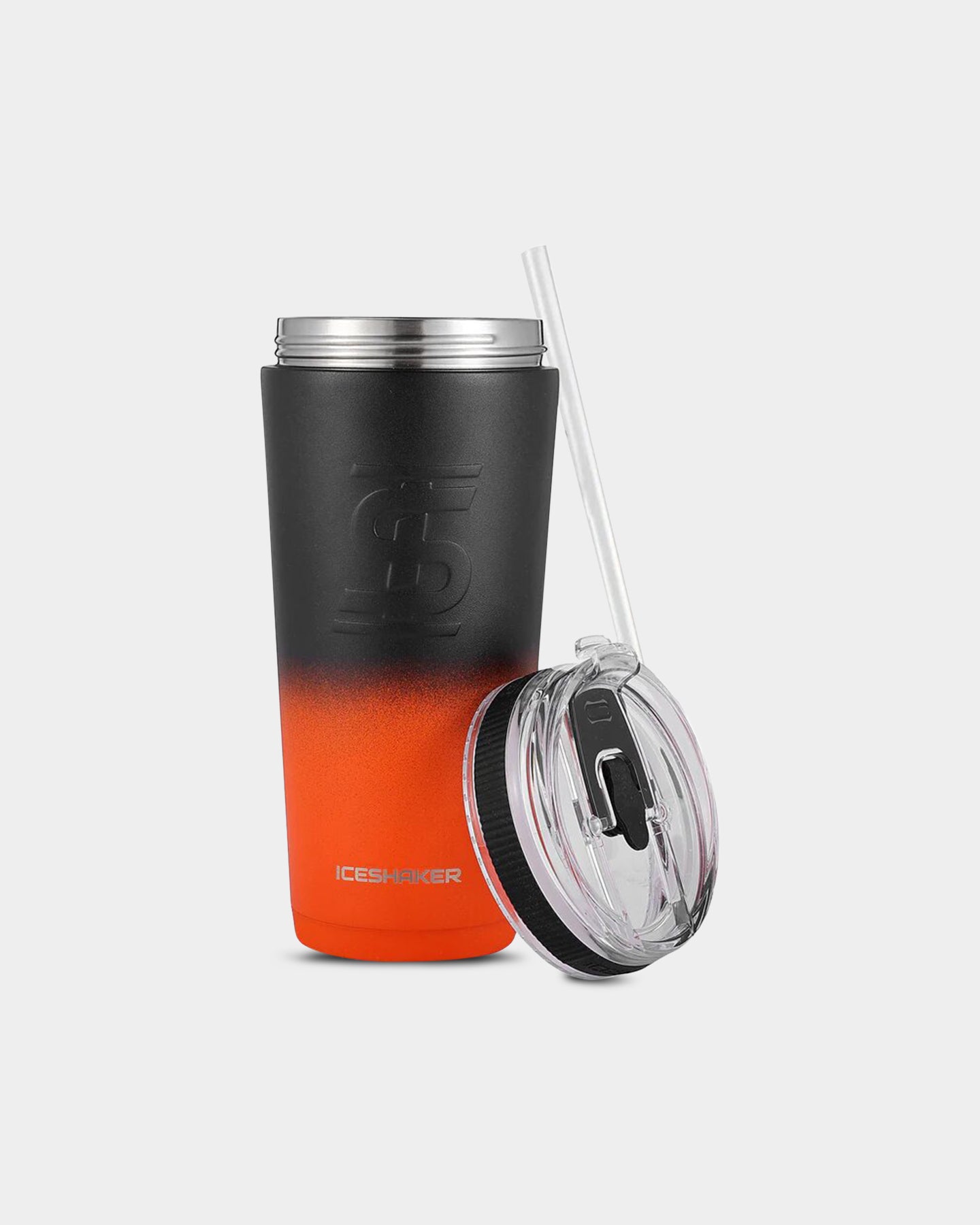 Insulated Ice Shaker Flex Bottle - Leakproof Stainless Steel Protein Shaker Cup for Gym, Workout & Travel - Keeps Drinks Cold for 24 Hours
