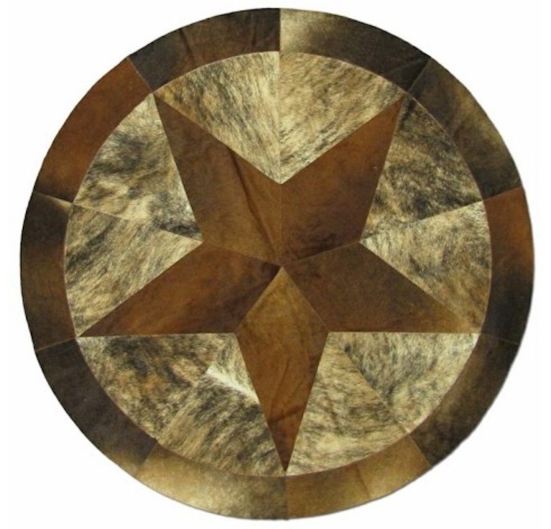Premium Cowhide Rug - Genuine Leather Patchwork Area Carpet 60