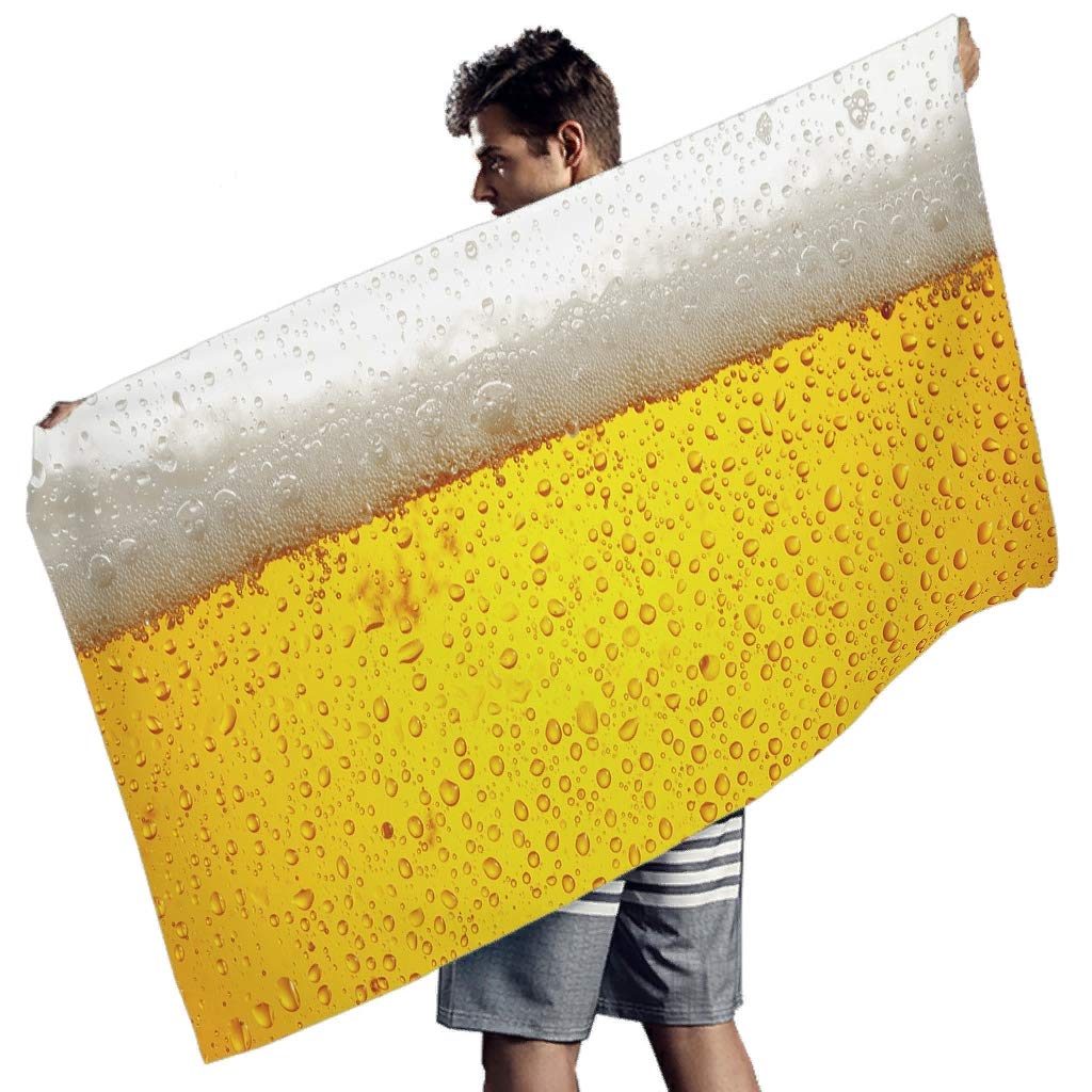 Premium Oversize Beach Towel 59x30 Inch - Ultra Soft, Quick Dry Swim Towel for Adults & Kids - Perfect for Pool, Beach, Yoga & Outdoor Activities