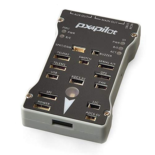 Pixhawk PX4 2.4.8 32-Bit Flight Controller with PX4FMU PX4IO, Safety Switch, Buzzer & 1GB SD Card - DIY RC Drone & Multirotor Autopilot System - Perfect for Aerial Photography, Mapping & FPV Racing
