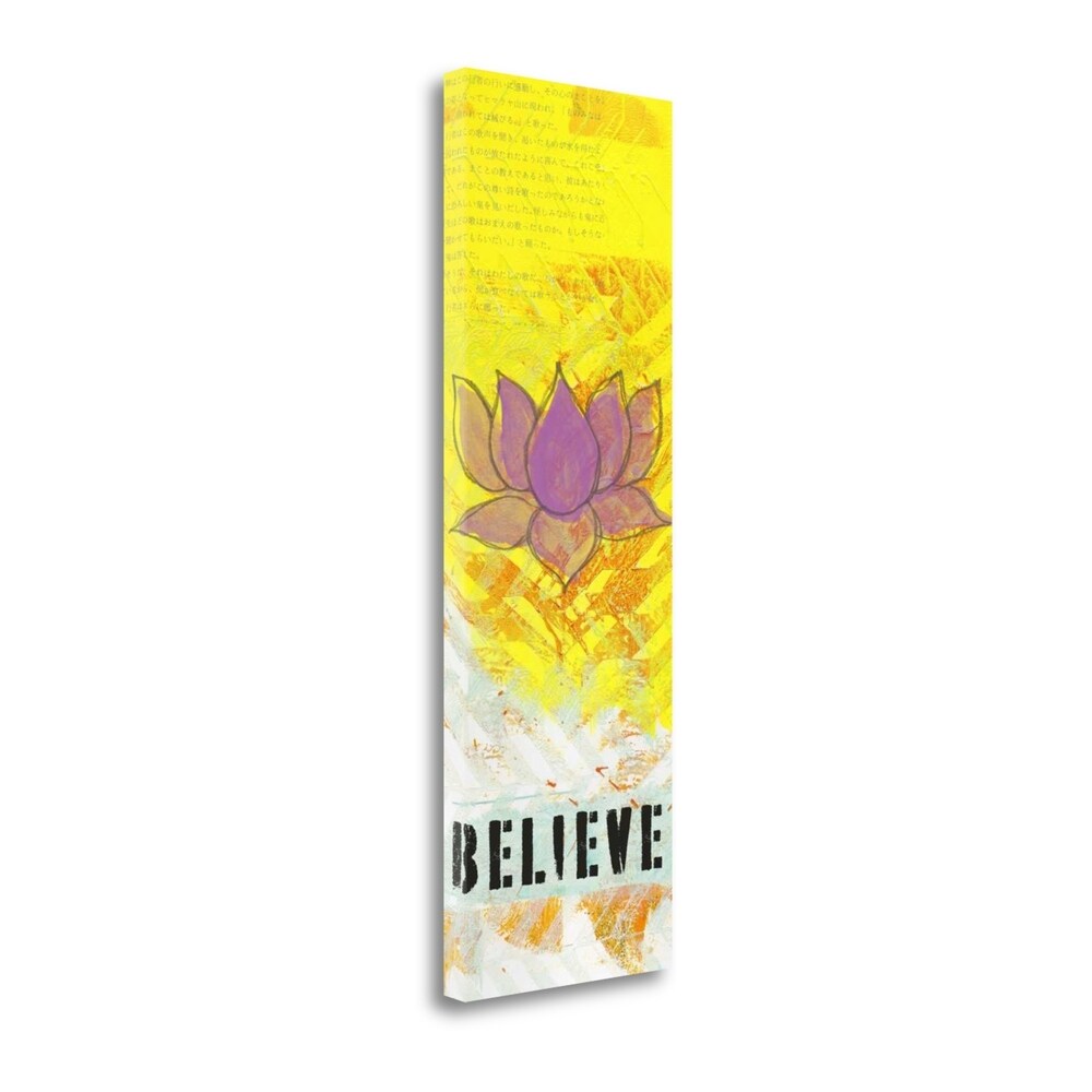 Believe By Linda Woods - Fine Art Giclee Print on Gallery Wrap Canvas, Ready to Hang Wall Decor - Perfect for Living Room, Bedroom & Office Inspiration