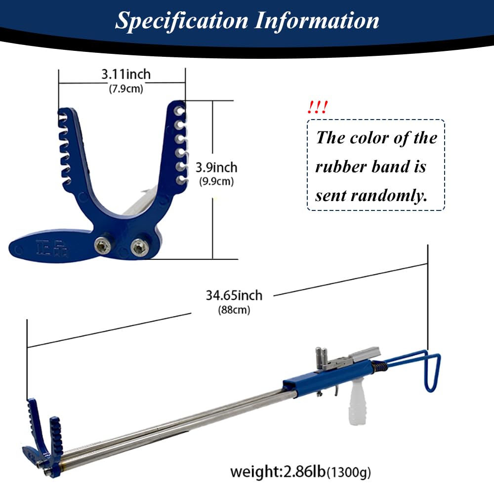 Piaoyu Slingshot Rifle - Classic Blue Edition | Powerful Stainless Steel Hunting Slingshot for Adults | Portable Catapult with Double Safety Device | Perfect for Outdoor Target Practice, Hunting & Survival Training