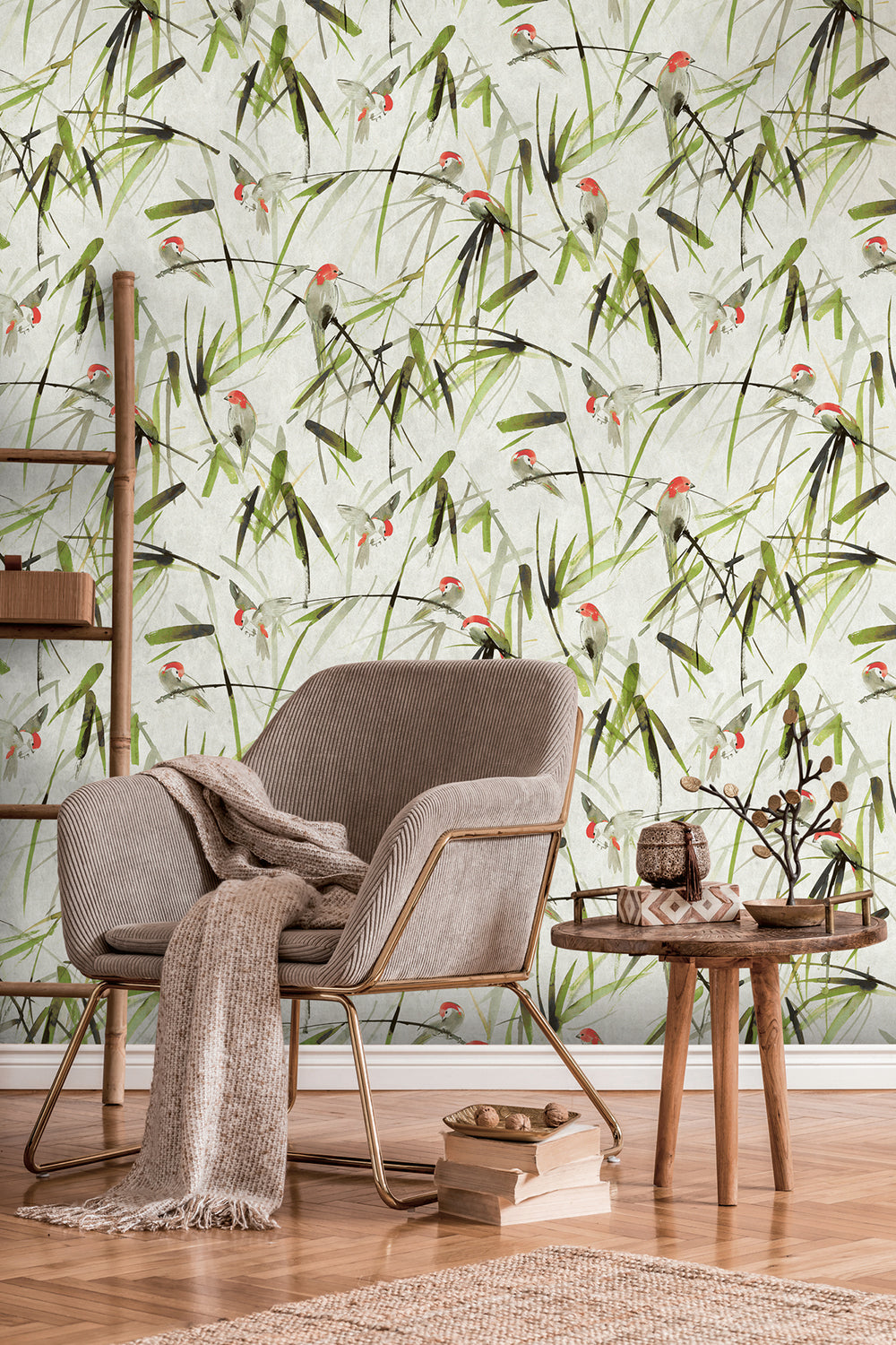 The Wall 2 Bamboo Birds - Handmade Natural Bamboo Wall Decor for Home & Office - Perfect for Living Room, Bedroom, or Garden Decoration