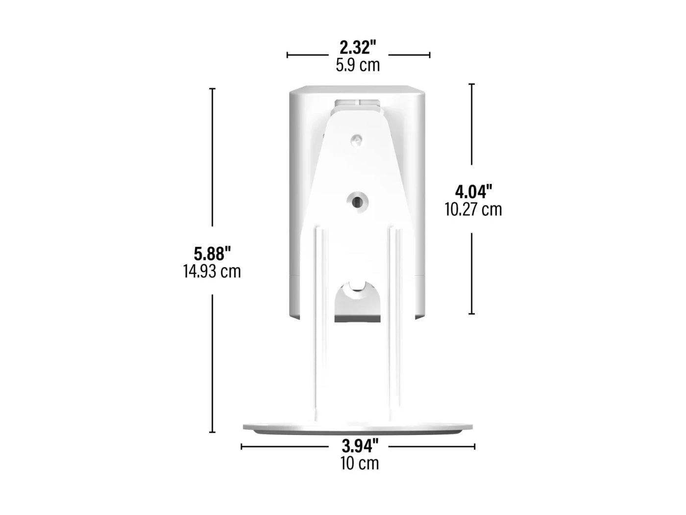 Sanus WSMWE11 Wall Mount for Flat Screen TVs - Adjustable Tilt TV Bracket for 32-80 Inch Screens - Sturdy Steel Construction for Living Room, Bedroom & Office Setup