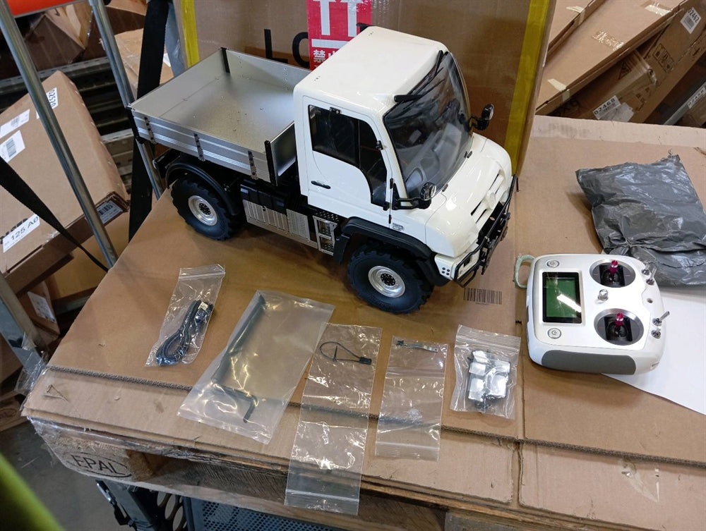 1/10 Scale German Stock RC Crawler Car U423 - 4X4 Off-Road Remote Control Vehicle with Realistic Sound & Light Effects | Perfect for Rock Crawling, Trail Adventures & Backyard RC Racing