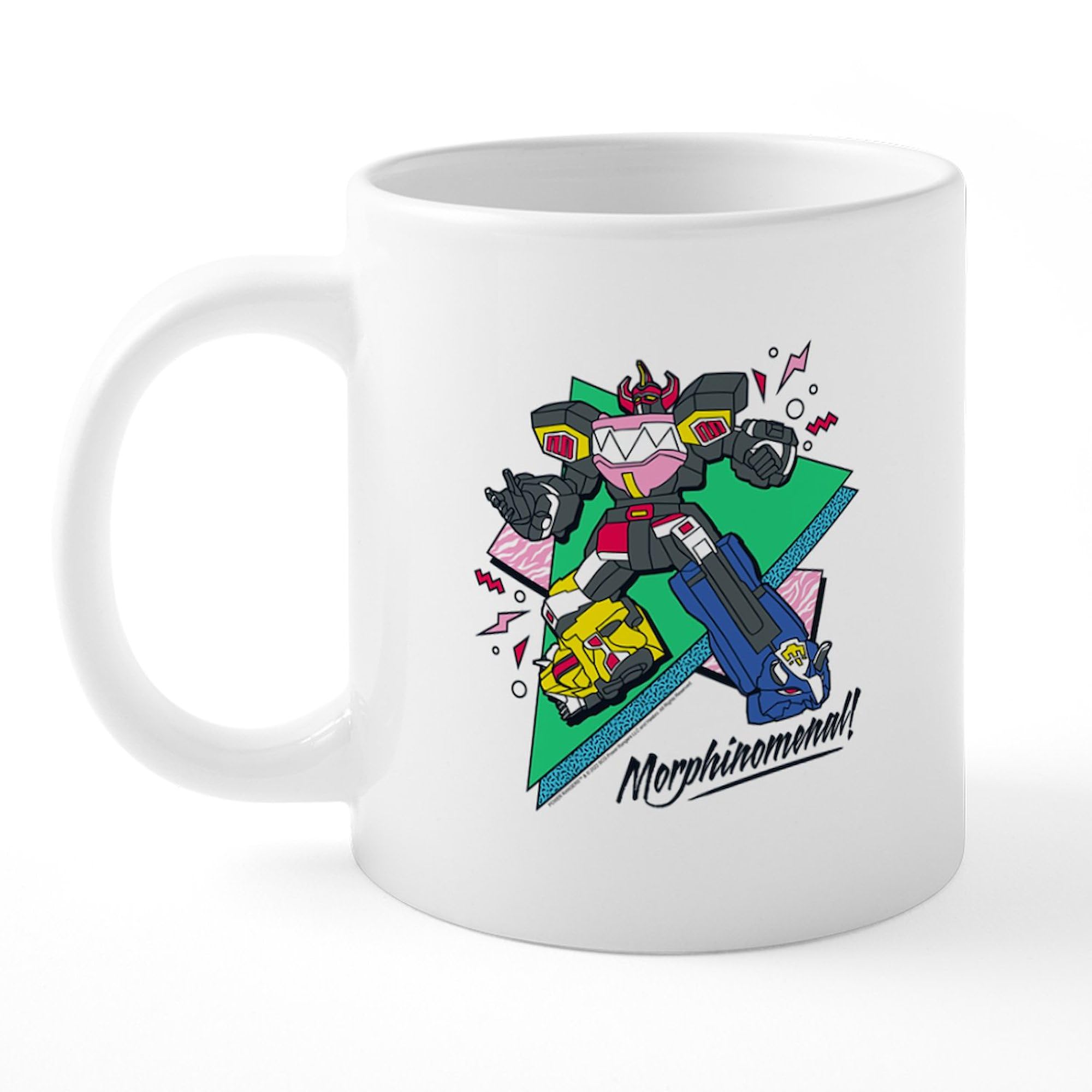 Power Rangers Morphinomenal 20oz Ceramic Coffee Mug - Large Insulated Mega Cup for Hot & Cold Drinks - Perfect for Home, Office, or Gifts for Fans