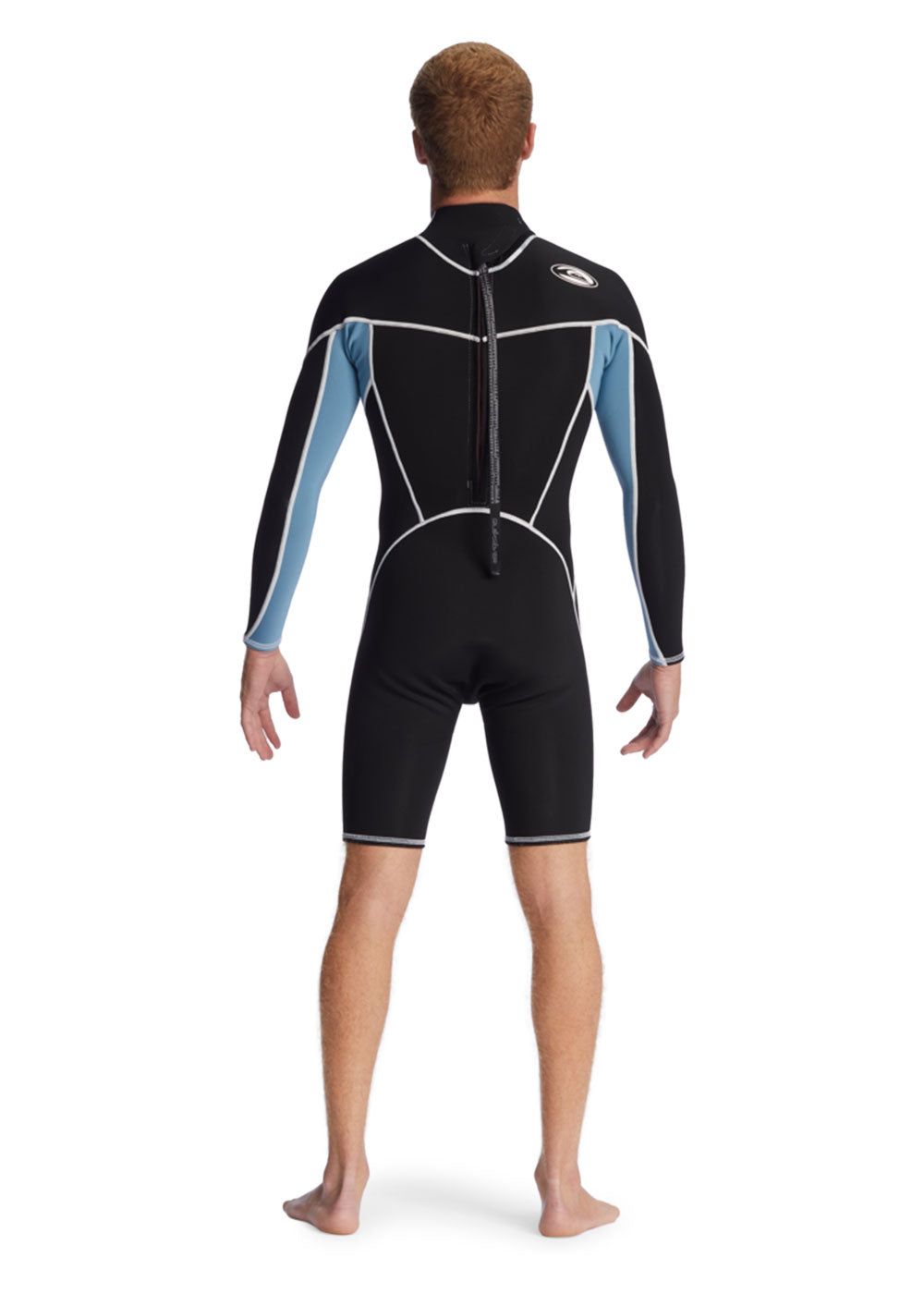 Quiksilver Men's 2/2mm Long Sleeve Back Zip Spring Wetsuit - Surfing, Diving & Water Sports Gear for Warm Weather Protection