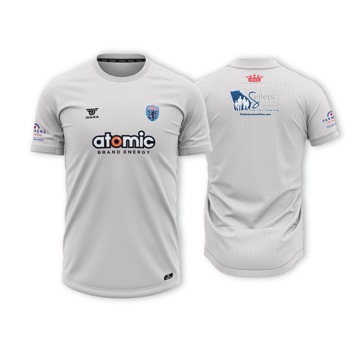 Legends FC White Soccer Training Jersey - Breathable & Lightweight for Men & Women - Perfect for Practice, Games & Fan Wear