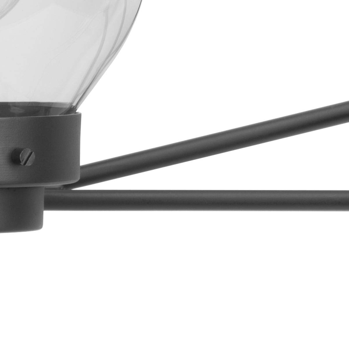 Progress Lighting P300113-031 Modern Black Bathroom Vanity Light Fixture - Perfect for Bathroom, Powder Room & Dressing Area Lighting