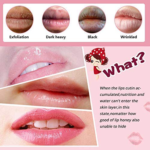 VOIISH Lip Mask Plumper - Hydrating & Wrinkle Repair for Dark Lips | Smooth & Moisturizing Lip Care for Men & Women (6-Pack) | Perfect for Night Care, Dry Lips & Pre-Makeup Prep