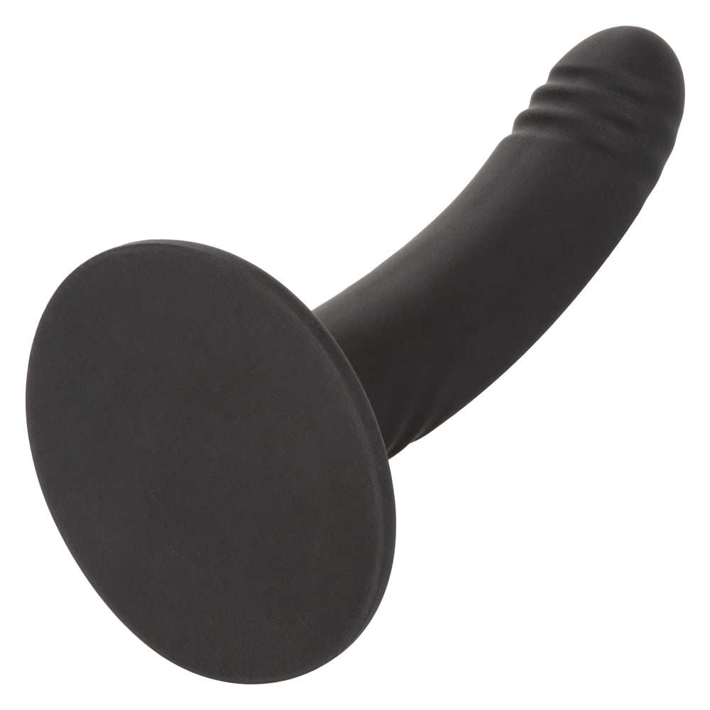 Boundless 6 Ridged Silicone Dildo with Strong Suction Cup - Realistic Textured Adult Toy for Solo Play & Couples Use