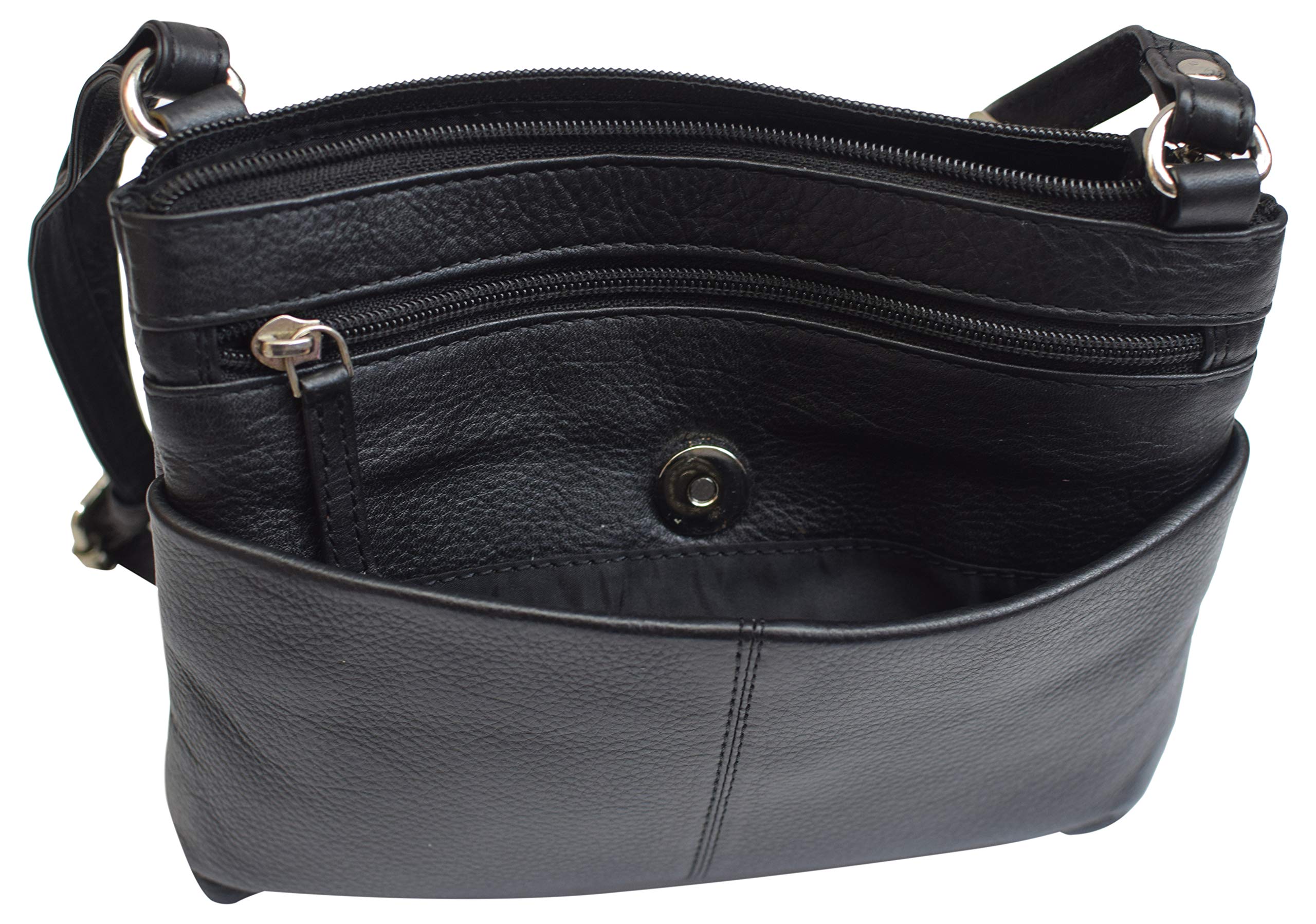 Premium Women's Leather Crossbody Shoulder Bag - Luxury Handbag Purse for Ladies - Perfect for Work, Travel & Everyday Use