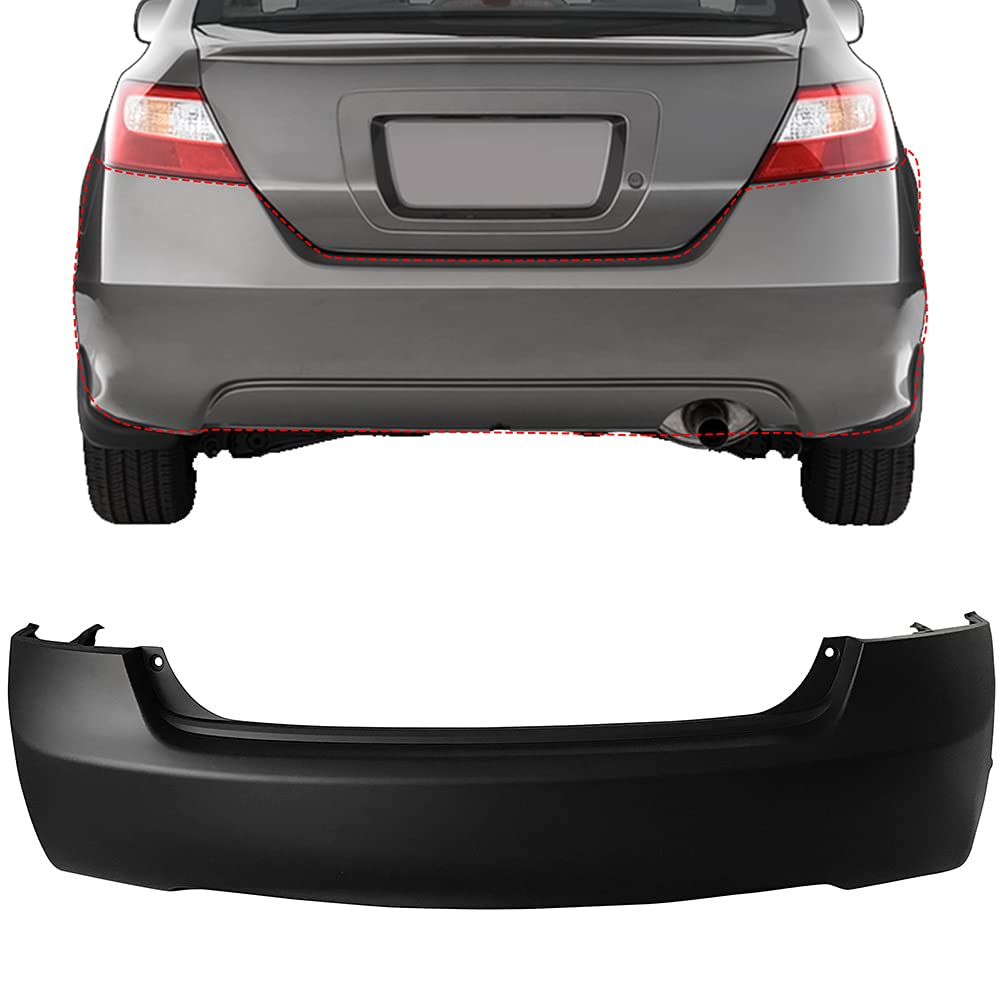 ROADFAR Rear Bumper Mounting Support Cover Compatible with 2006-2011 Honda Civic HO1100235 - Perfect for Car Repair & Auto Body Restoration