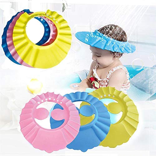 C7Gangani Baby Shower Cap for 1 Year Old - Soft Waterproof Bathing Hat for Toddlers - Perfect for Hair Protection During Bath Time & Swimming