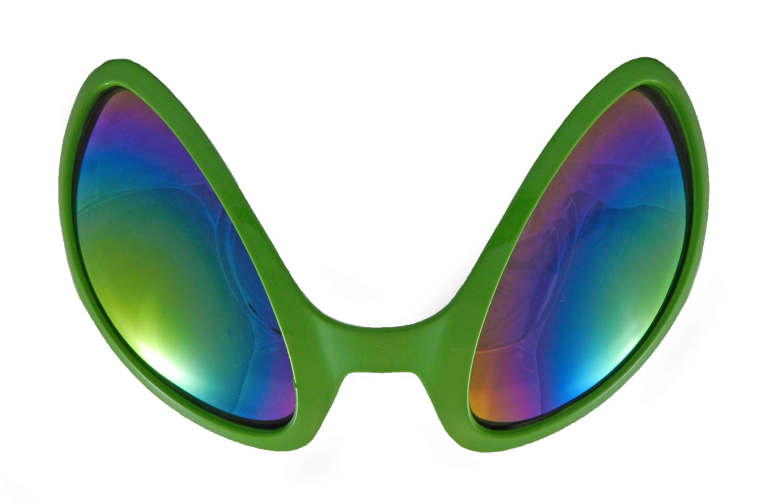 Alien Glasses for Cosplay, Halloween, Parties & Everyday Wear - Unique UFO & Space Themed Eyewear for Costumes, Raves & Fun Events