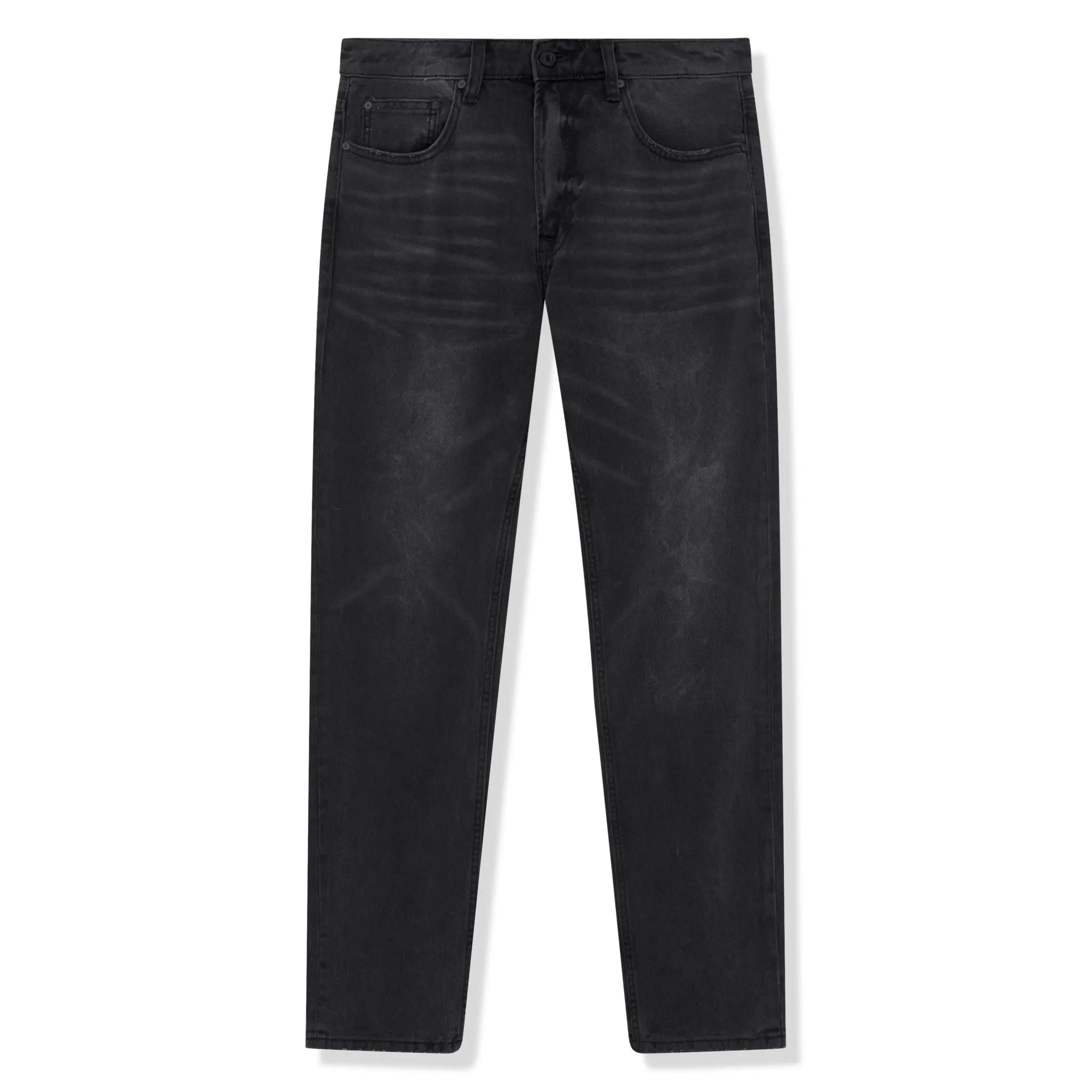 SIARR Essentials Straight Leg Jeans for Women - Classic Washed Black Denim Pants | Comfortable & Stylish for Everyday Wear, Office, and Casual Outings
