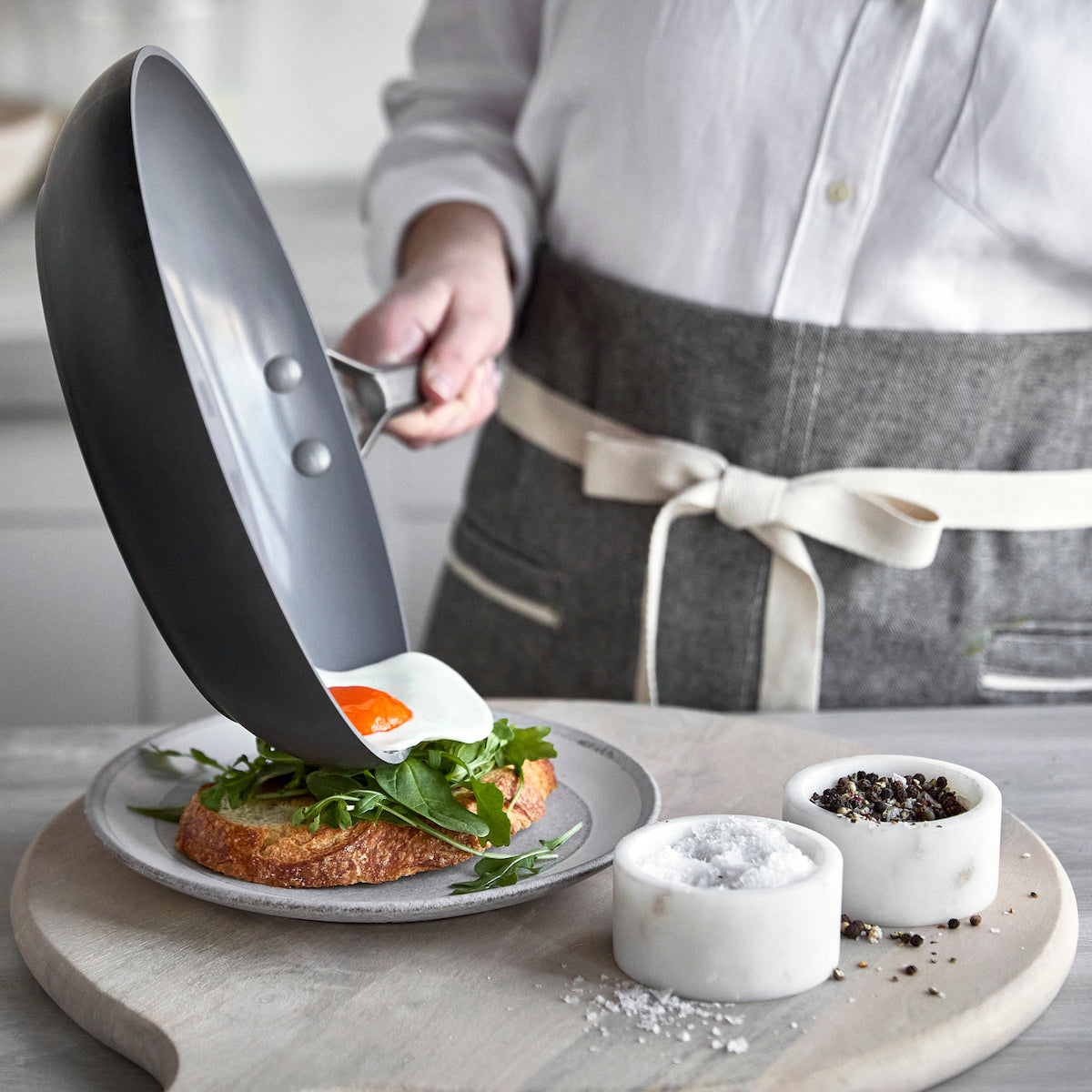 Paris Pro Ceramic Nonstick 8-Inch Frying Pan - Healthy Cooking Skillet for Eggs, Pancakes & Stir Fry | Oven & Dishwasher Safe Non-Toxic Cookware