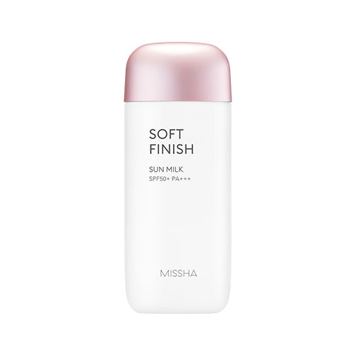 Missha All Around Safe Block Soft Finish Sun Milk SPF50+ PA+++ - Lightweight Sunscreen for Face & Body, Oil-Free, Non-Greasy, Perfect for Daily Use & Outdoor Activities