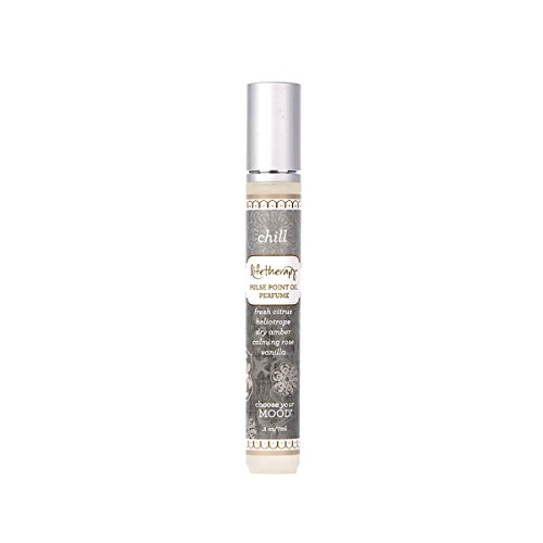 Lifetherapy Roll-On Essential Oil Perfume for Women - Chill Scent (2 oz) | Natural Fragrance for Daily Wear, Yoga & Meditation