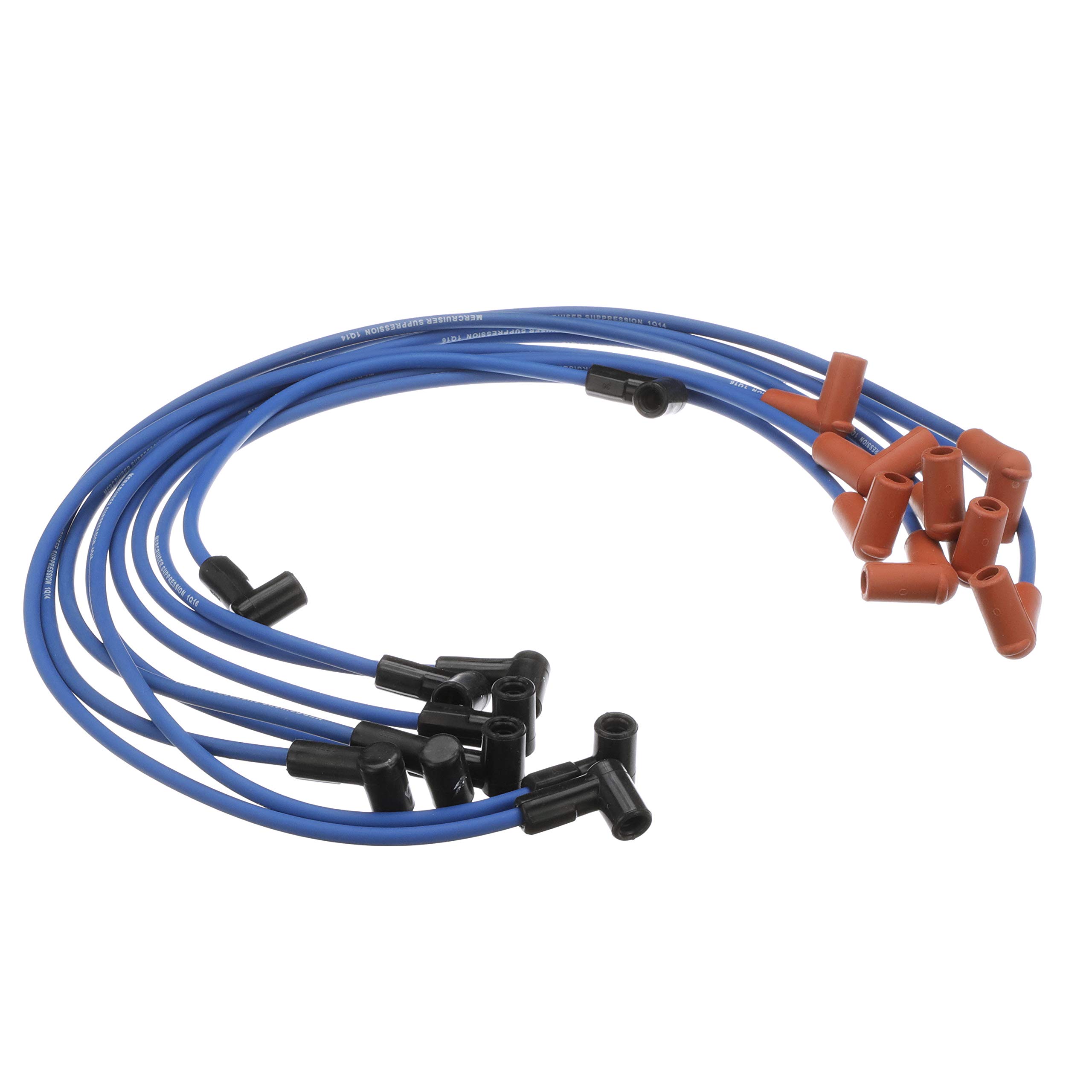 Quicksilver 847701Q26 Blue Wire Spark Plug Wire Kit - High Performance Ignition Wires for Marine & Automotive Engines - Perfect for Boats, Jet Skis, and Classic Cars