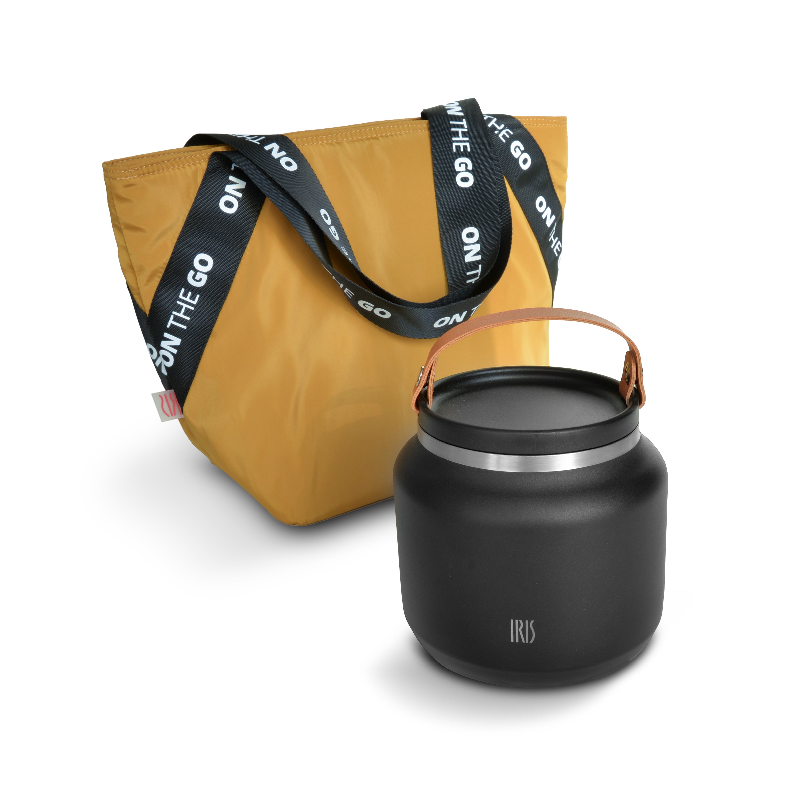 Insulated Food Flask with Handle - 700ml Black, Perfect for Lunch, Travel & Outdoor Activities