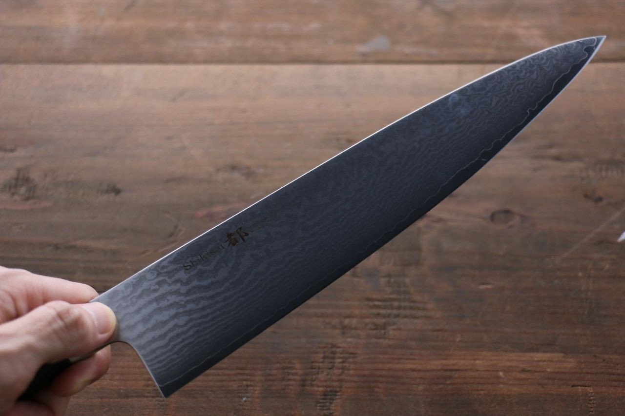 Premium Miyako AUS8 33-Layer Damascus Gyuto Chef Knife 240mm - High Carbon Stainless Steel Japanese Kitchen Knife for Professional Chefs & Home Cooking - Perfect for Slicing, Dicing & Meat Cutting