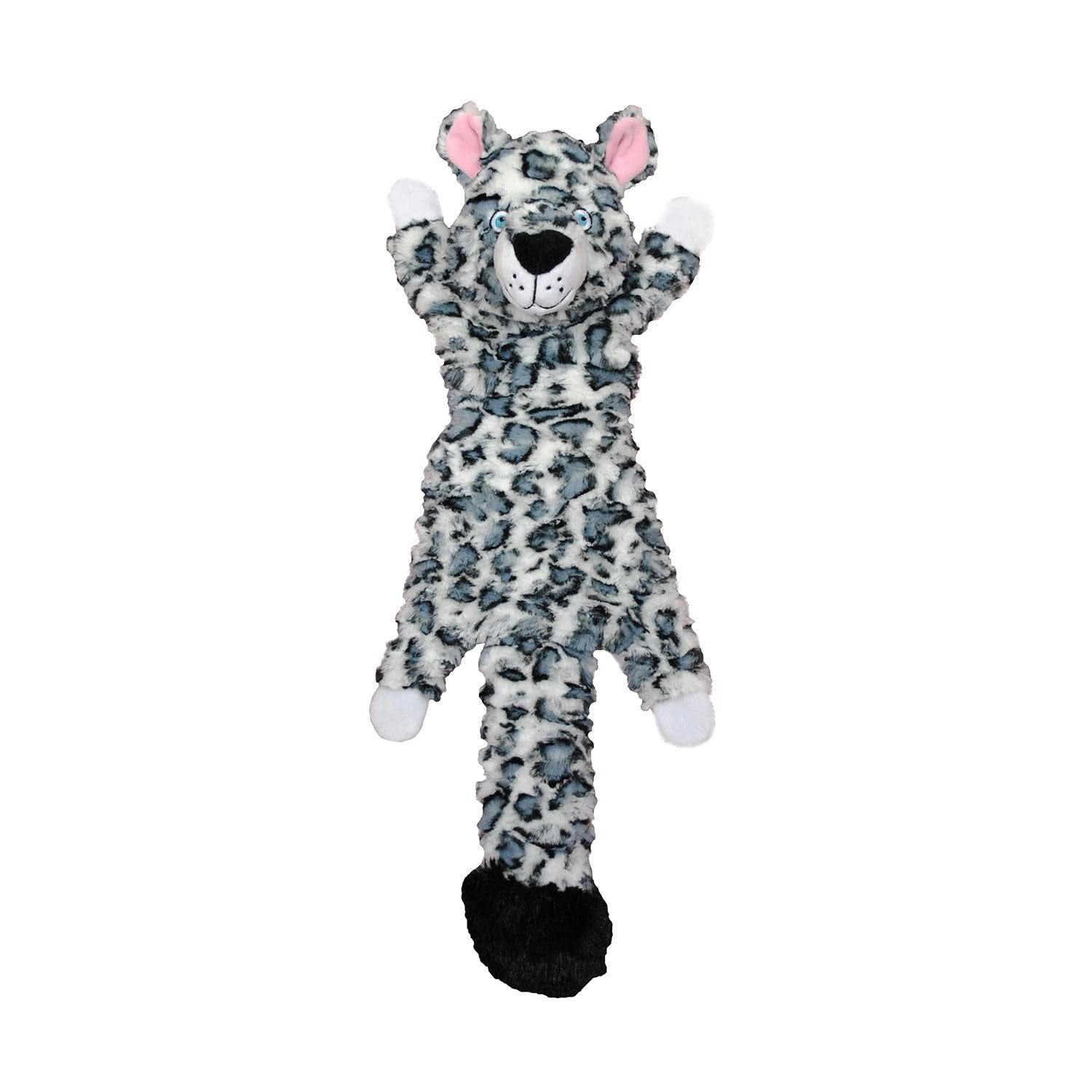 Jolly Pet Fat Tail Large Snow Leopard Plush Toy - Super Soft Stuffed Animal for Kids & Adults - Perfect for Cuddling, Gifts, and Home Decor