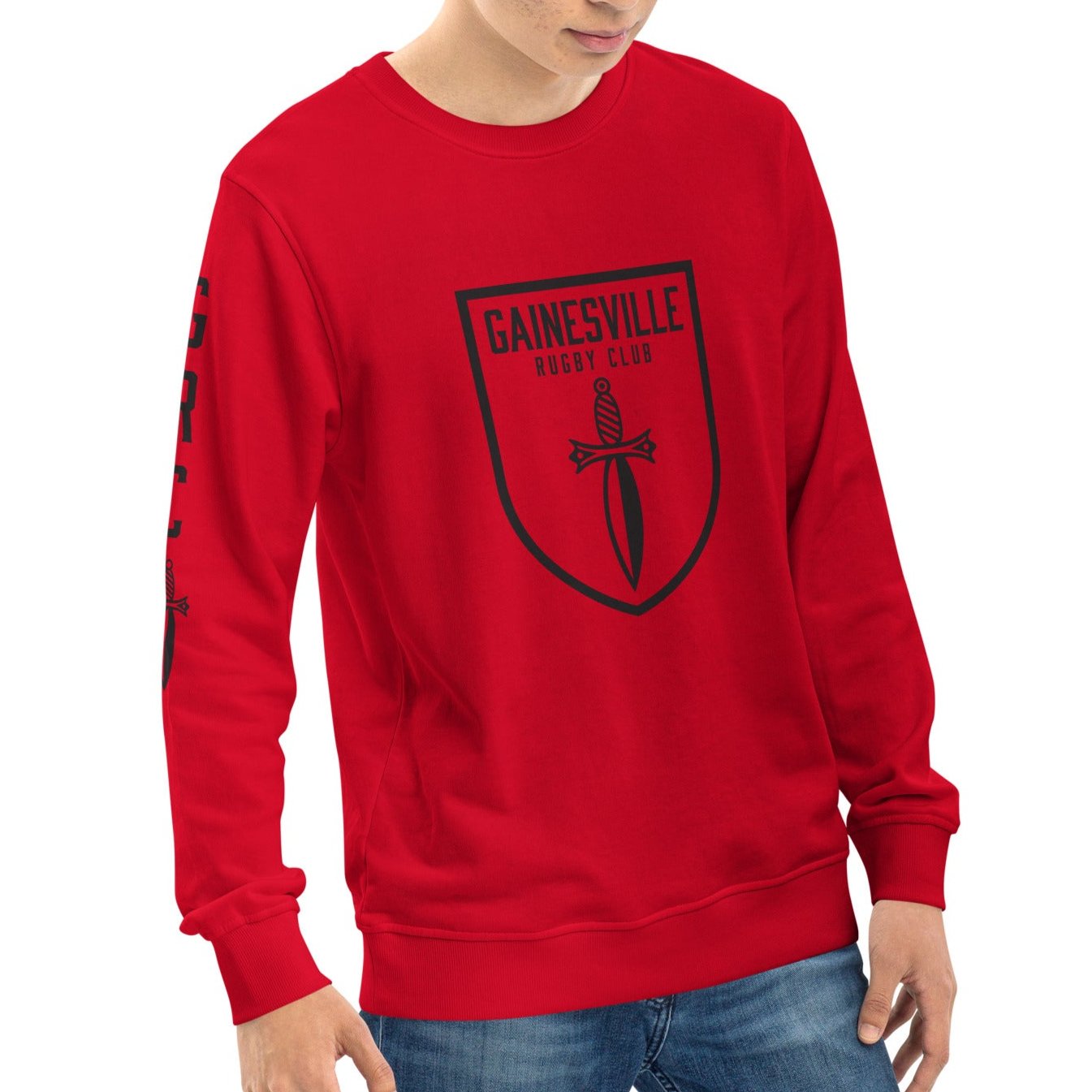 Gainesville Spartans RFC Vintage Retro Crewneck Sweatshirt - Perfect for Rugby Fans, Game Day & Casual Wear