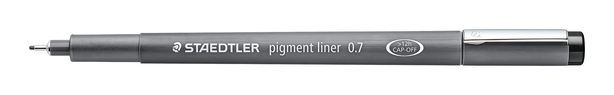 Staedtler 308 07-9 Pigment Liner Fineliner Pens - 0.7mm Ultra Fine Tip Black Ink - 10 Pack for Drawing, Sketching, Drafting, Journaling & Calligraphy | Perfect for Artists, Architects & Designers
