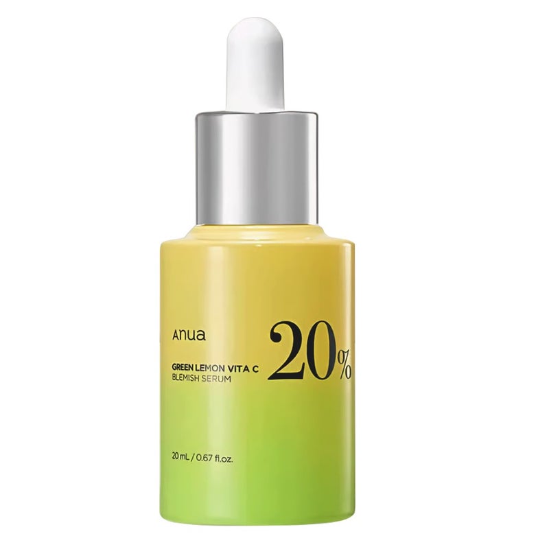 Anua Green Lemon Vitamin C 20% Brightening Serum for Dark Spots & Hyperpigmentation - 20g Korean Skincare for Glowing Complexion | Perfect for Daily Use & Nighttime Routine