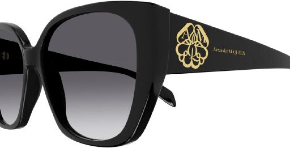Alexander McQueen AM0284S Iconic Sunglasses for Women - Luxury Designer Shades for Fashion & UV Protection - Perfect for Beach, Driving & Outdoor Activities