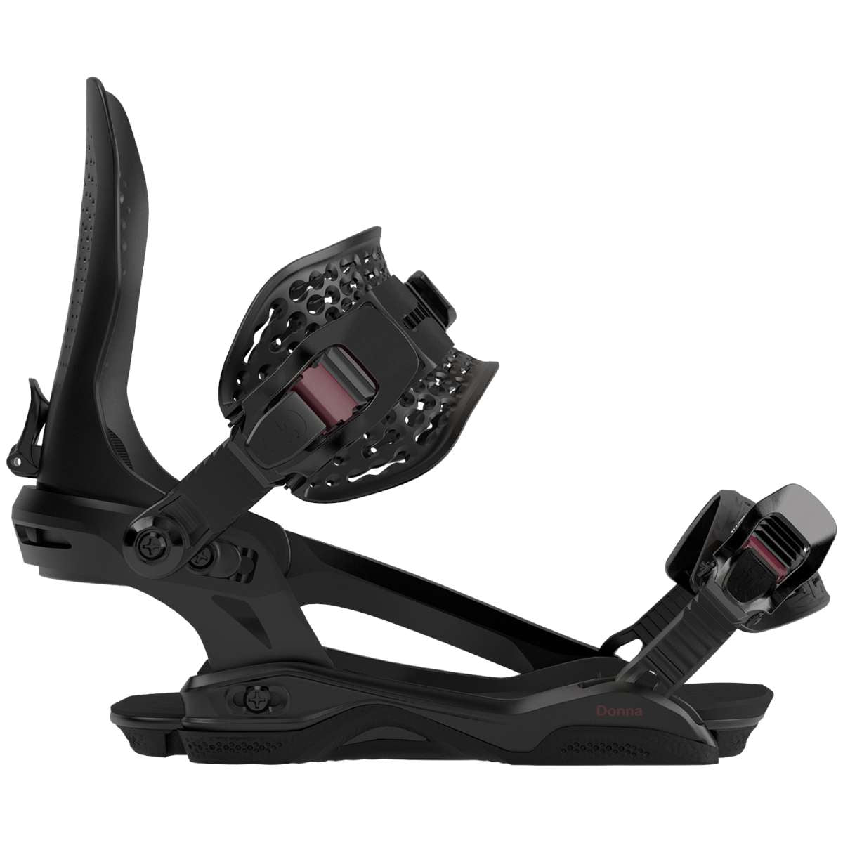 Bataleon Donna Women's Snowboard Bindings 2024 - Lightweight & Responsive for All-Mountain Riding - Perfect for Freestyle, Park & Powder Snowboarding