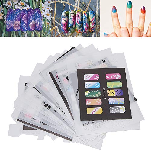 20pcs Reusable Nail Art Stamping Plates Kit - DIY Manicure Stencil Templates with Stamper & Scraper Tools for Professional Salon & Home Nail Designs | Perfect for Nail Art Enthusiasts, Beginners & Gift Giving